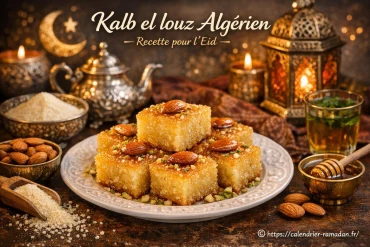 Kalb el louz algérien : recette traditionnelle pour l'Eid