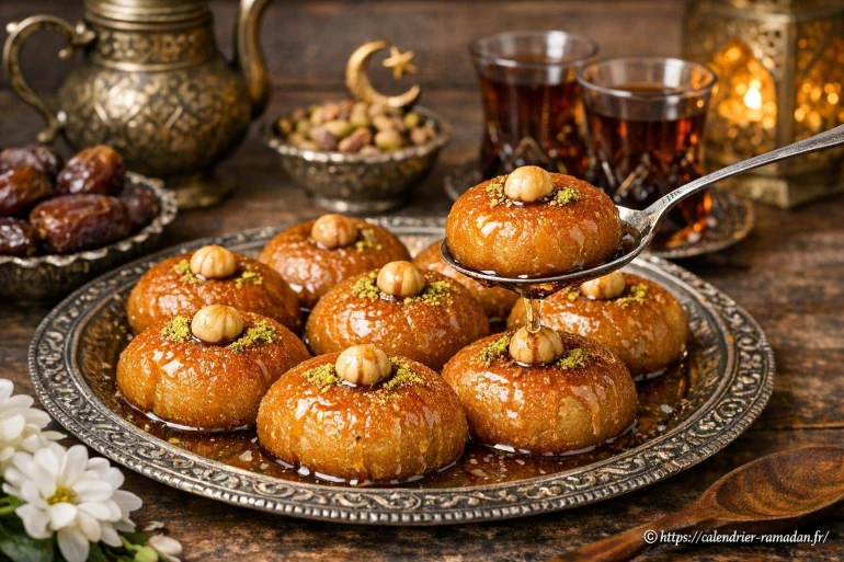 Sekerpare turc : gâteau au sirop traditionnel pour l'Eid
