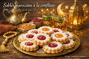 Sablés marocains à la confiture : recette facile pour l'Eid