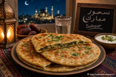 Bolani afghane : la galette farcie idéale pour un suhoor nourrissant