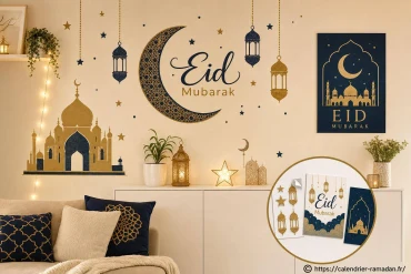 Décoration murale pour l’Eid : stickers, affiches et idées faciles à poser