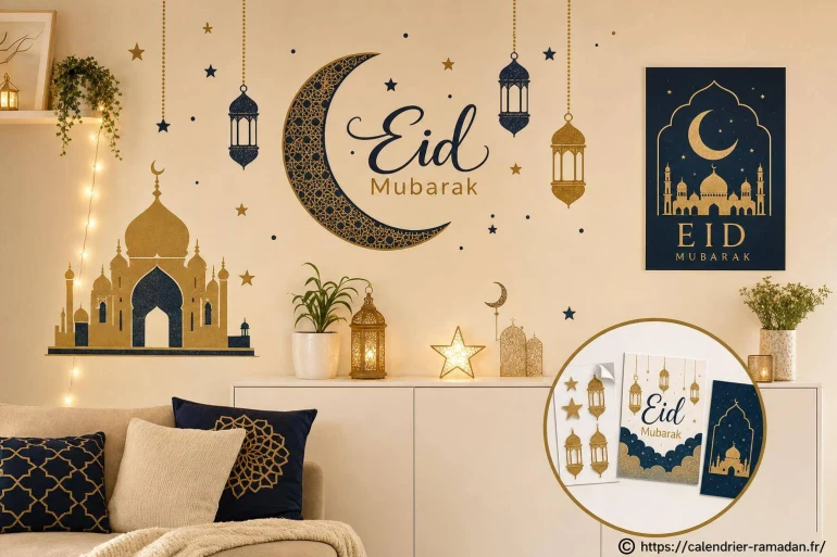 Décoration murale pour l’Eid : stickers, affiches et idées faciles à poser