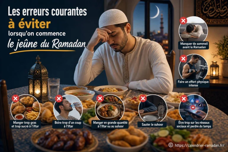 Les erreurs courantes à éviter lorsqu’on commence le jeûne du Ramadan