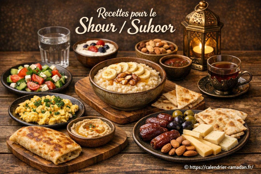 Recettes pour le shour/suhoor