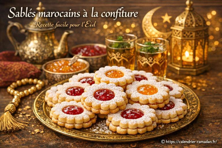 Sablés marocains à la confiture : recette facile pour l'Eid