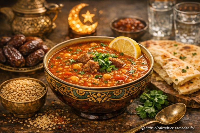 Chorba frik algérienne : une soupe nourrissante idéale pour le ramadan