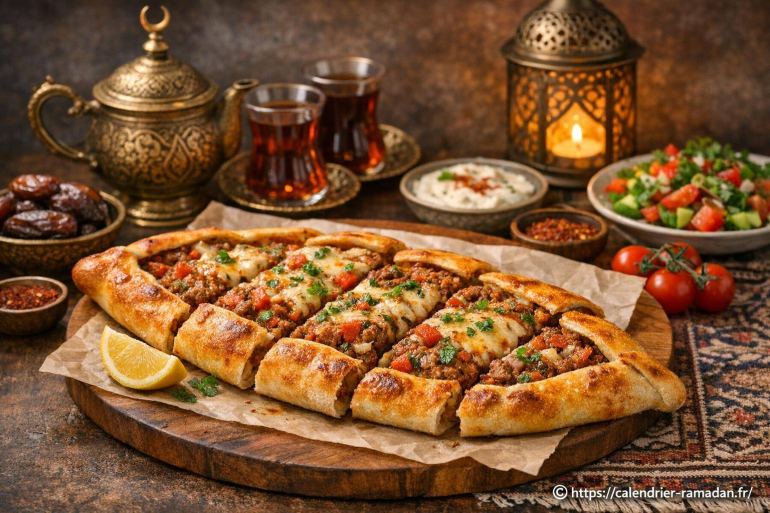 Pide turc : le pain garni idéal à partager pour le ramadan