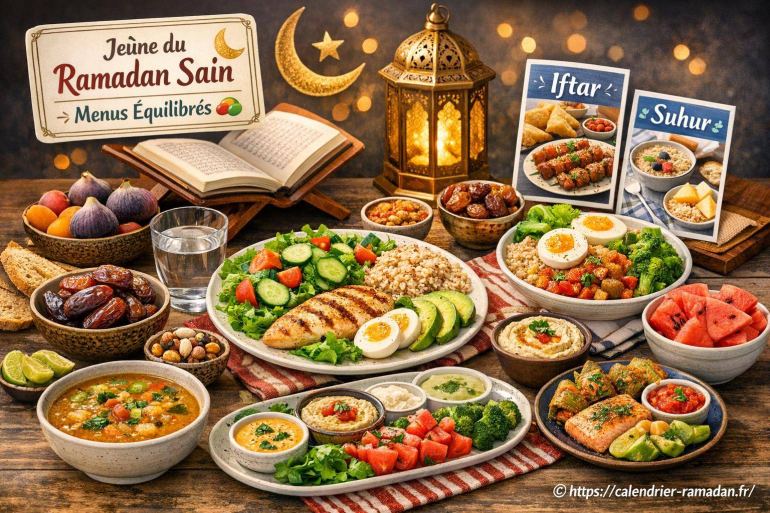 Adapter son alimentation pour un jeûne du ramadan sain : idées de menus équilibrés