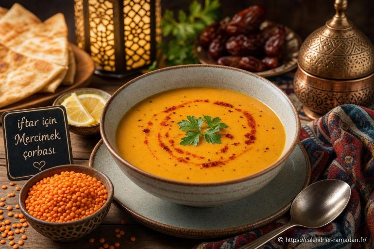 Mercimek çorbası : la soupe de lentilles turque idéale pour le ftour
