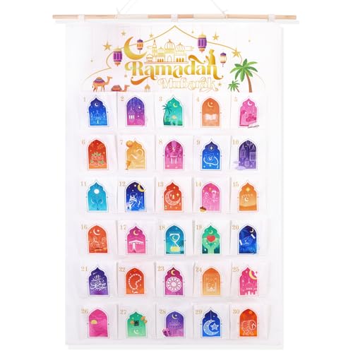 HOWAF Calendrier Ramadan Mubarak, Calendrier de lAvent en Ti