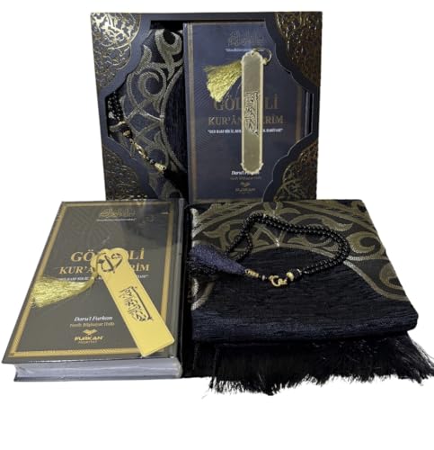 Coffret Cadeau Musulman-Saint Coran Tapis de prière, tesbih,