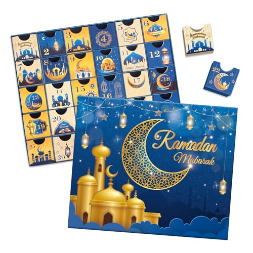 Calendrier de lavent Ramdan 30 boîtes vides 30 jours Eid Mub