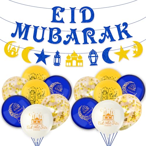 AhfuLife Decoration Aid Moubarak 2026, Pré-installés Eid Mub